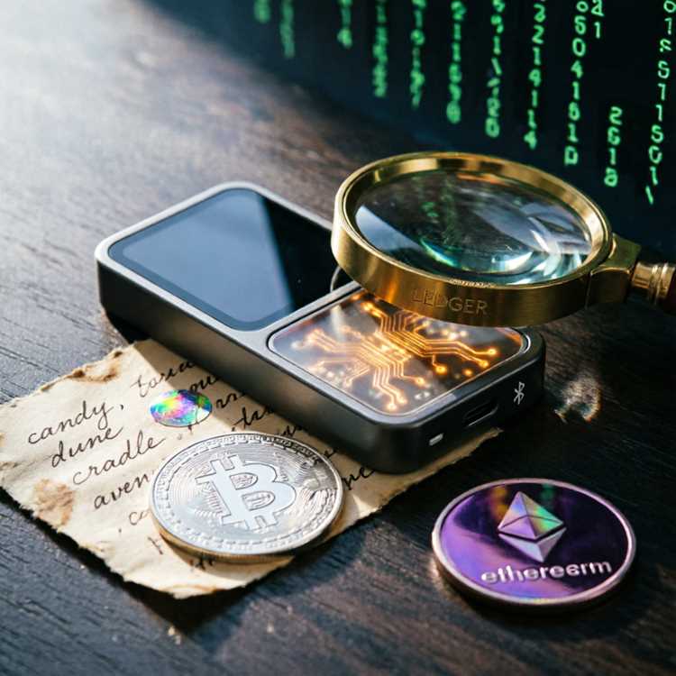 Ledger wallet hardware device for secure cold storage of cryptocurrency
